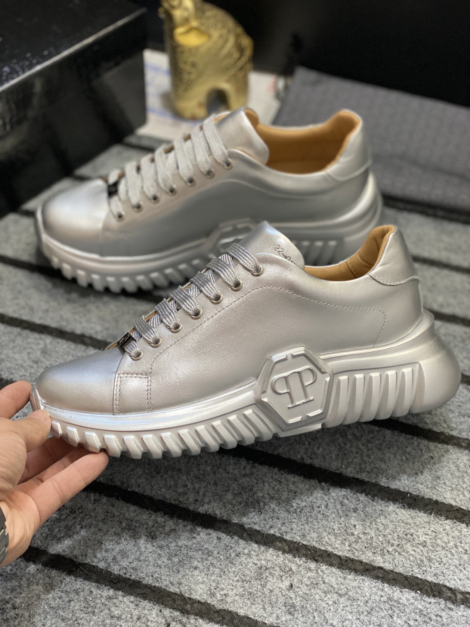 Philipp Plein #472 Männer modische Freizeitschuhe