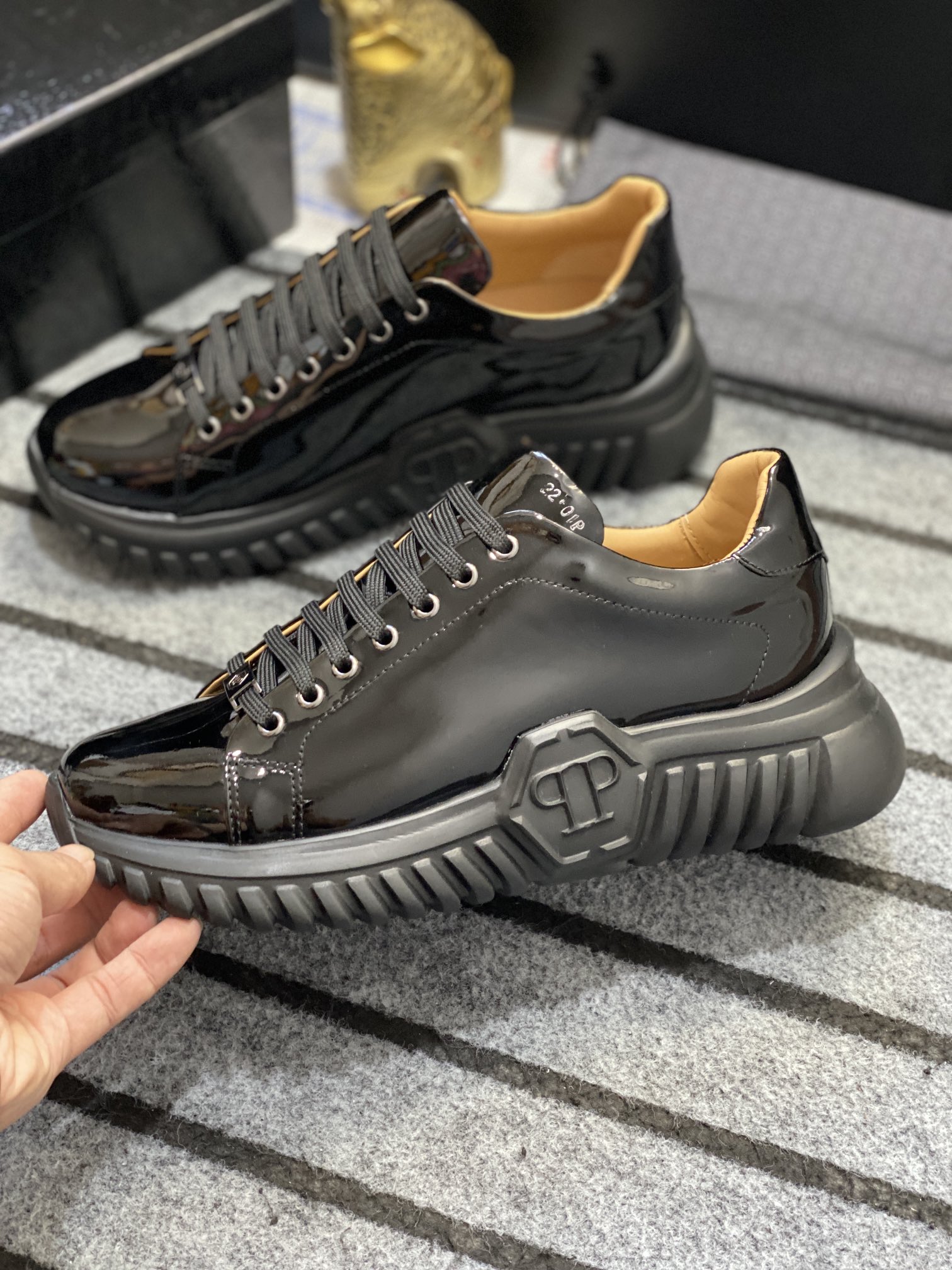 Philipp Plein #477 Männer modische Freizeitschuhe