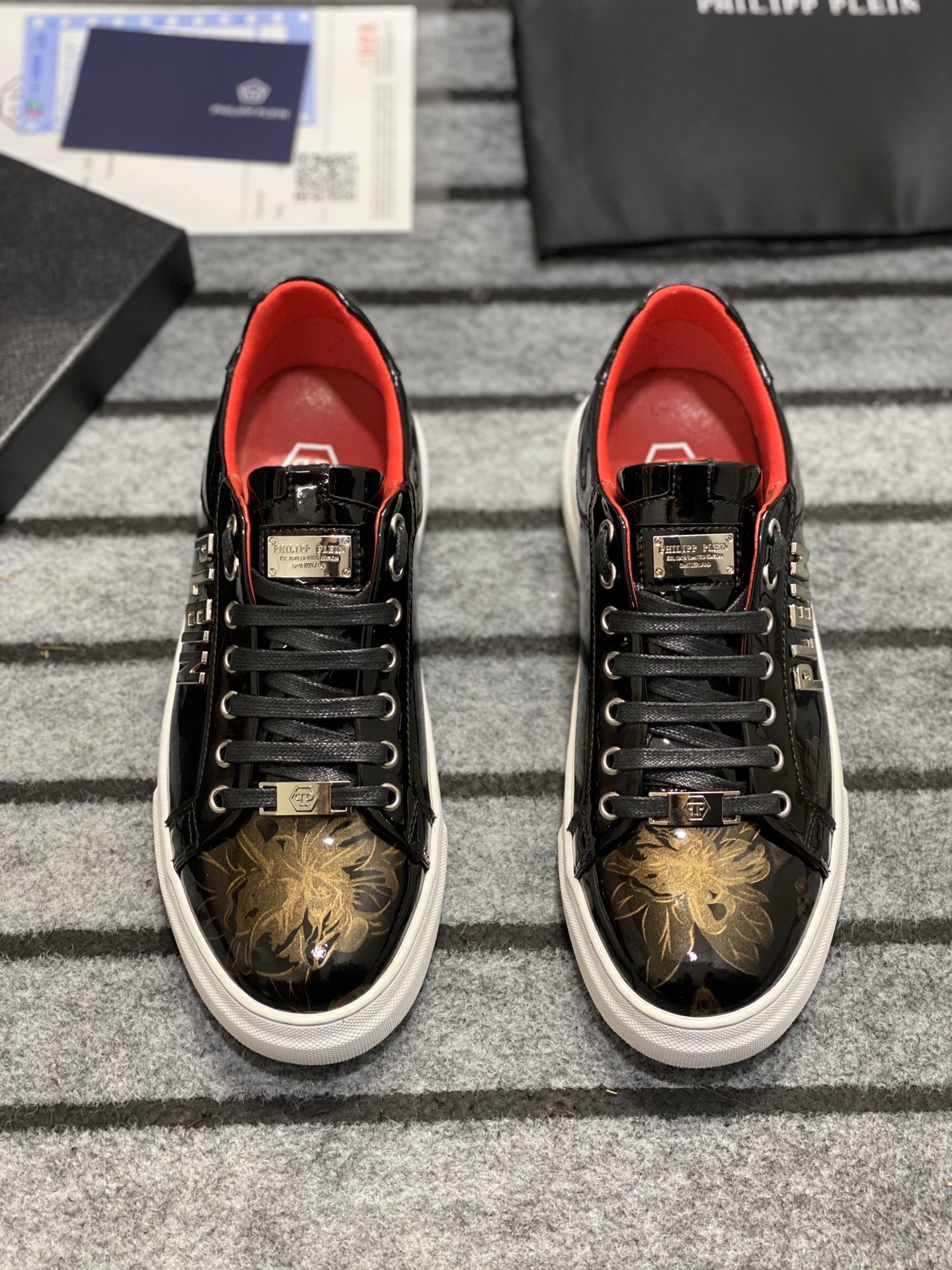 Philipp Plein #593 Männer modische Freizeitschuhe