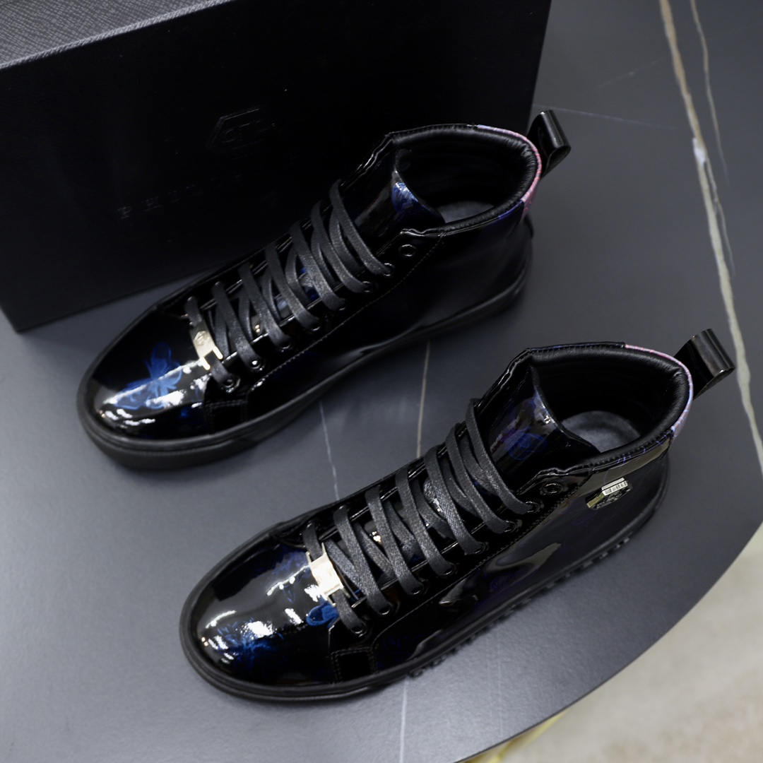 Philipp Plein #2492 Männer modische Freizeitschuhe