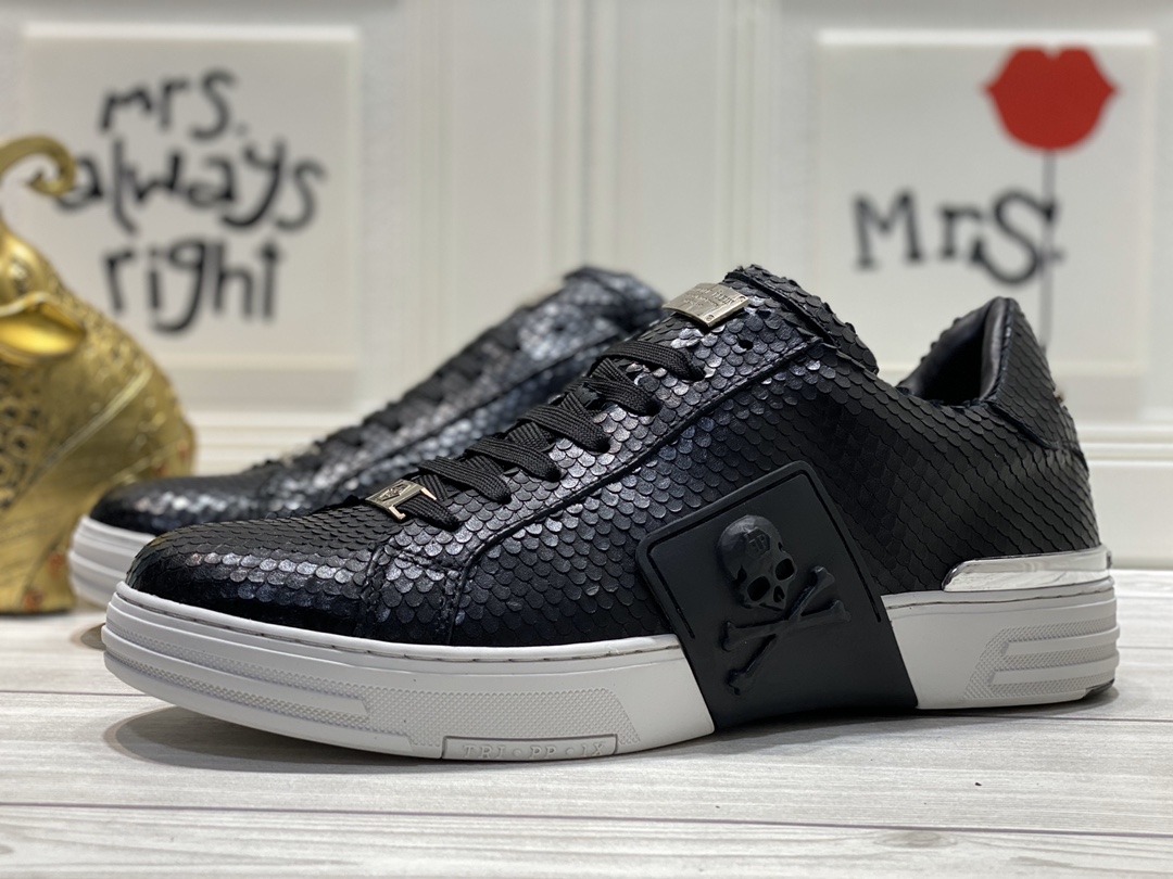 Philipp Plein #55412 Männer modische Freizeitschuhe