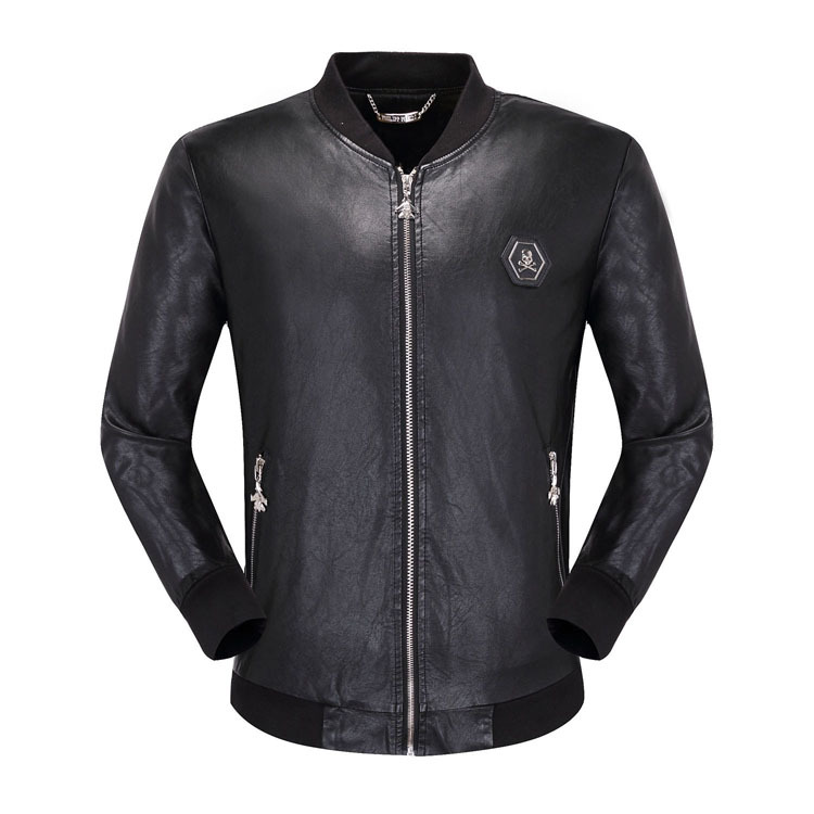 Philipp Plein #689466-1 PP Lederjacken für Männer