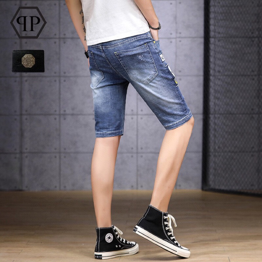 Philipp Plein #784444-1 PP Jeans Shorts für Männer