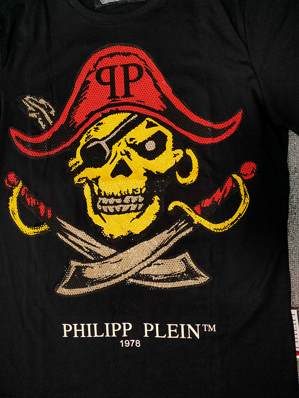 Philipp Plein #786191-1 PP T-Shirts kurzärmelig o-Neck für Männer